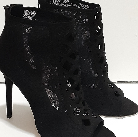 🔥NIB Daya by Zendaya Lace Open Toe Bootie - Picture 10 of 10
